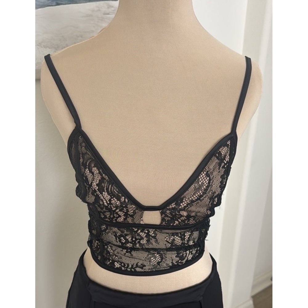 Tiger Print Sheet Lace Cami Sz S